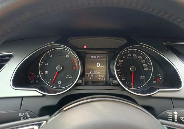 Audi A5 cena 67900 przebieg: 197500, rok produkcji 2014 z Kraków małe 497
